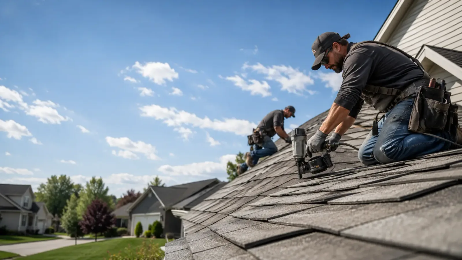 Storm Damage Roof Repair in Hyde, PA near me